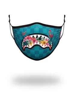 FACE MASKS>SPRAYGROUND ADULT BLOSSOM SHARK FORM FITTING FACE MASK