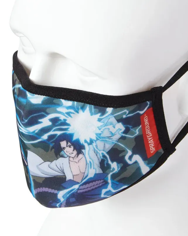 FACE MASKS>SPRAYGROUND ADULT NARUTO VS SASUKE FORM FITTING FACE-COVERING