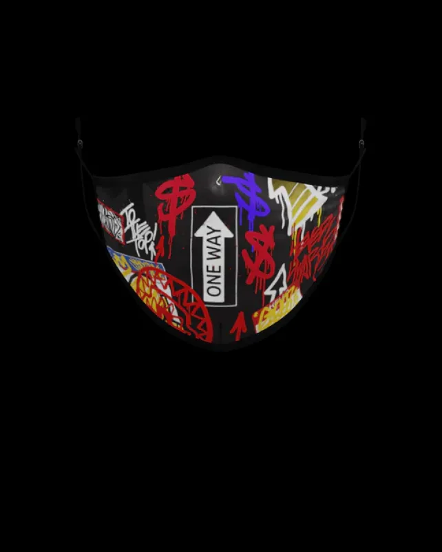 FACE MASKS>SPRAYGROUND ADULT ONE WAY FORM-FITTING FACE MASK