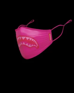 FACE MASKS>SPRAYGROUND ADULT PINK SHARK FORM-FITTING FACE MASK