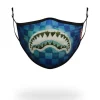 FACE MASKS>SPRAYGROUND ADULT SHARK ISLAND FORM FITTING FACE MASK