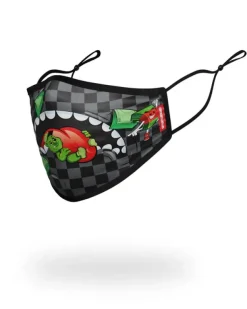 FACE MASKS>SPRAYGROUND ADULT SHARK SQUAD FORM FITTING FACE MASK