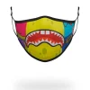 FACE MASKS>SPRAYGROUND ADULT SPONGEBOB OG SHARK FORM FITTING FACE-COVERING