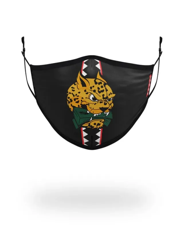 FACE MASKS>SPRAYGROUND ADULT SPUCCI LEOPARD FORM FITTING FACE MASK
