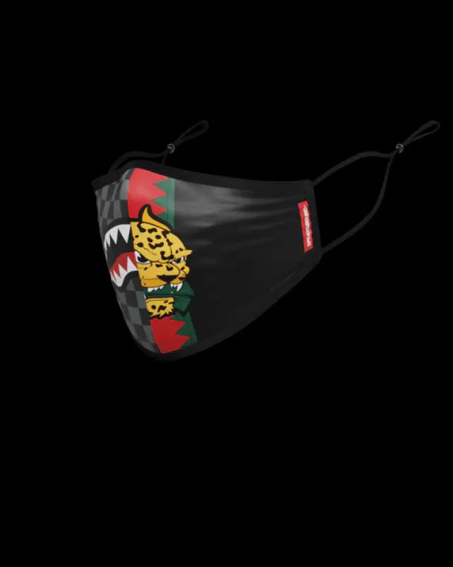 FACE MASKS>SPRAYGROUND ADULT SPUCCI SPLIT FORM-FITTING FACE MASK