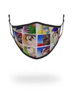 FACE MASKS>SPRAYGROUND ADULT STREET FIGHTER PLAYER SELECT FORM FITTING FACE-COVERING
