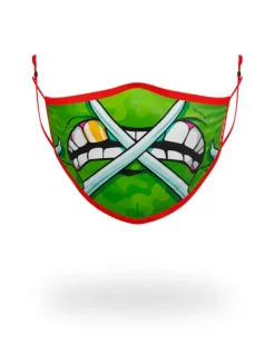FACE MASKS>SPRAYGROUND ADULT TMNT: RAPHAEL SHARK FORM FITTING FACE-COVERING