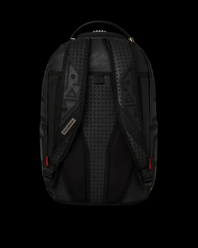 BACKPACKS>SPRAYGROUND AFRICAN INTELLIGENCE 9 APEX GENIUS BACKPACK - SANDFLOWER COLLAB