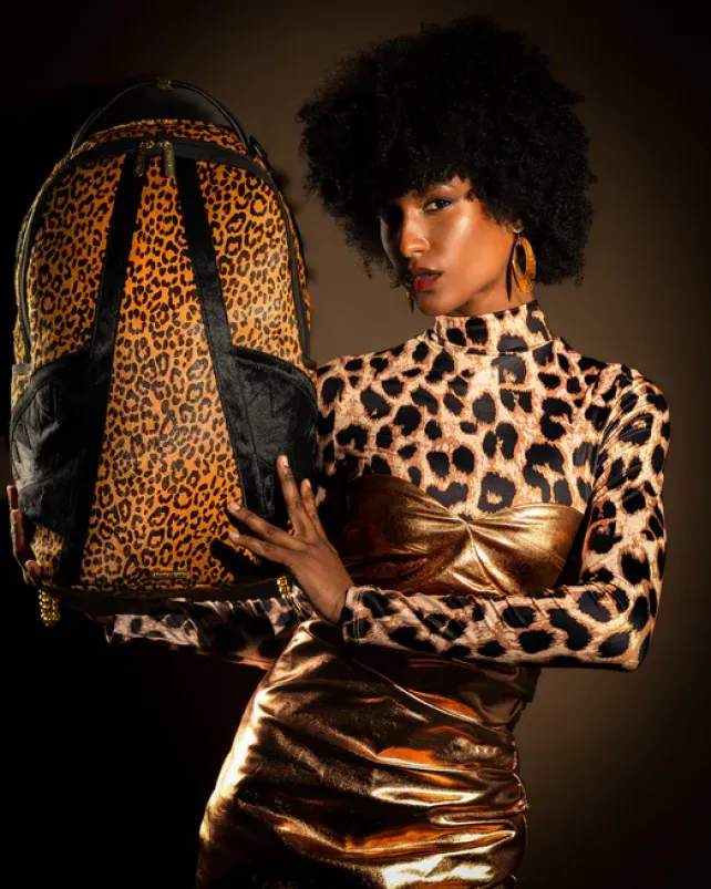 BACKPACKS>SPRAYGROUND AFRICAN INTELLIGENCE 9 COURAGE LIVES ON BACKPACK - SANDFLOWER COLLAB