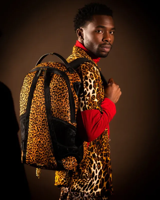 BACKPACKS>SPRAYGROUND AFRICAN INTELLIGENCE 9 COURAGE LIVES ON BACKPACK - SANDFLOWER COLLAB
