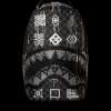 BACKPACKS>SPRAYGROUND AFRICAN INTELLIGENCE 9 POWER GLYPHICS BACKPACK - SANDFLOWER COLLAB