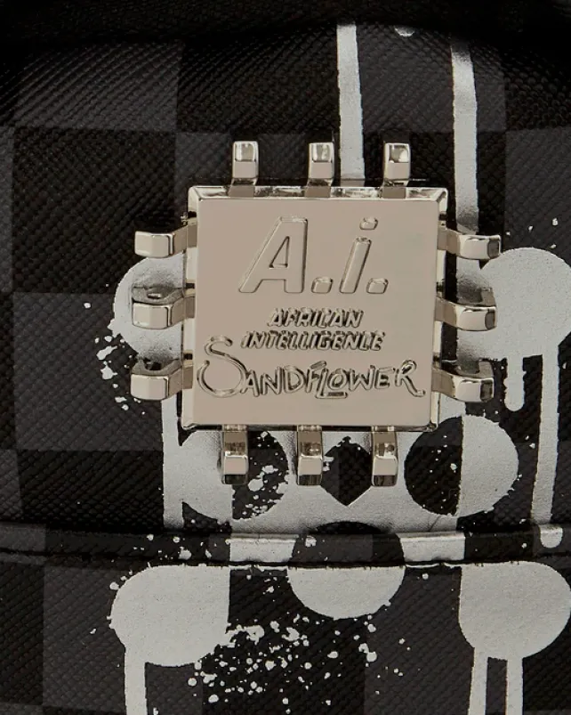 BACKPACKS>SPRAYGROUND AFRICAN INTELLIGENCE 9 POWER GLYPHICS BACKPACK - SANDFLOWER COLLAB