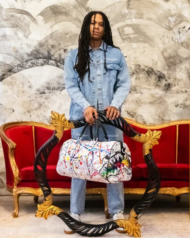 DUFFLES>SPRAYGROUND AFTER DARK SPARK DUFFLE