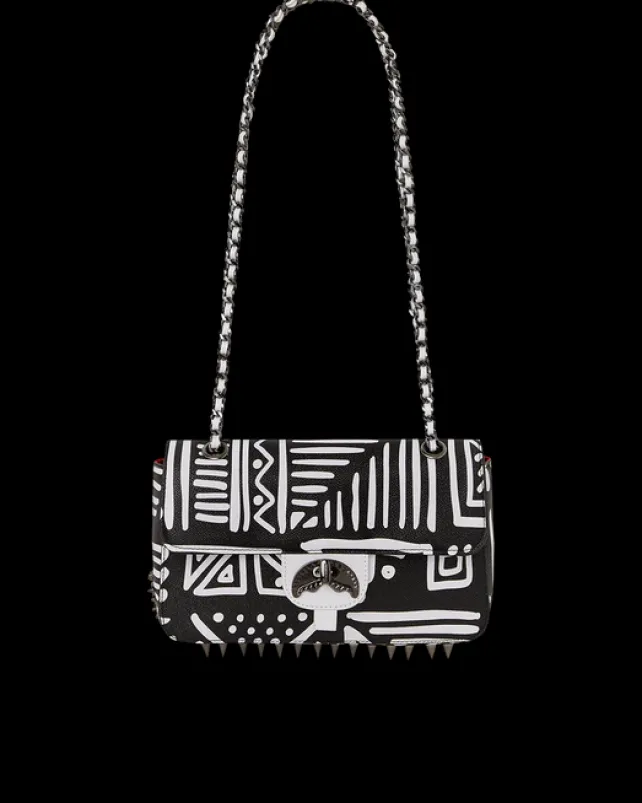 HANDBAGS>SPRAYGROUND A.I.8 AFRICAN INTELLIGENCE - ORIGIN STORY SHARK HANDBAG