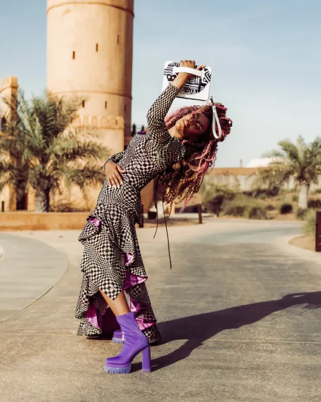 CROSSOVER CLUTCHES>SPRAYGROUND A.I.8 AFRICAN INTELLIGENCE - ORIGIN STORY CROSSOVER CLUTCH