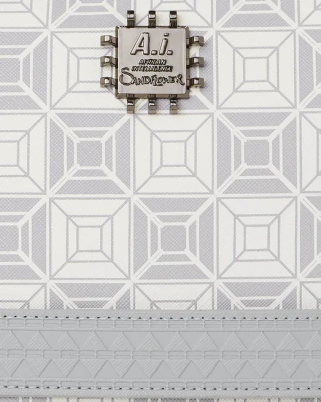 CROSSOVER CLUTCHES>SPRAYGROUND A.I.8 AFRICAN INTELLIGENCE BOOKED u0026 BUSY CROSSOVER CLUTCH