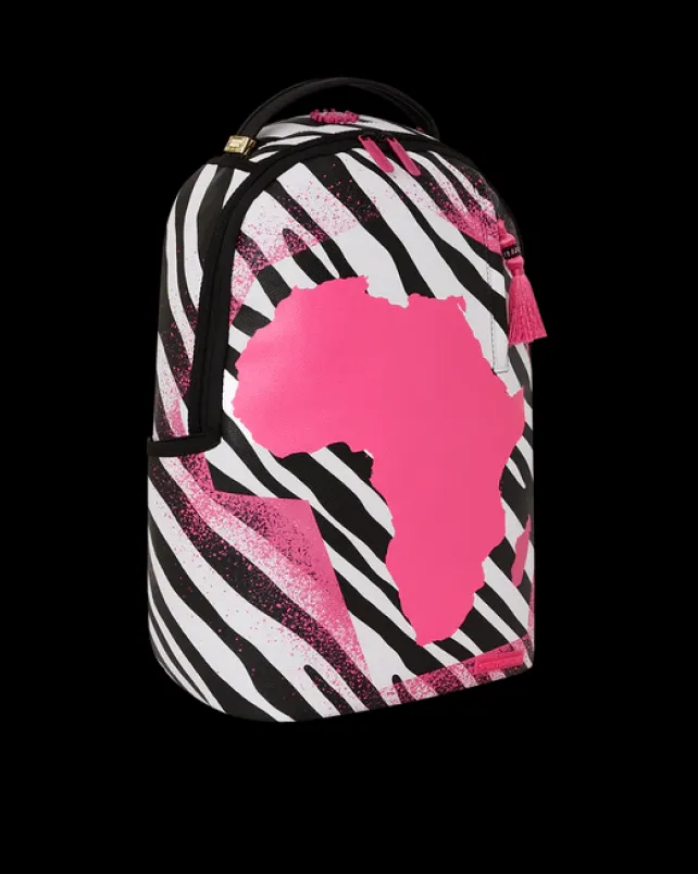 BACKPACKS>SPRAYGROUND A.I.8 AFRICAN INTELLIGENCE MOTHERLAND LOVE BACKPACK (DLXV)