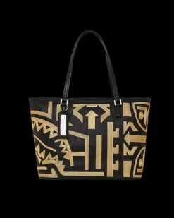 TOTES|HANDBAGS>SPRAYGROUND A.I.8 AFRICAN INTELLIGENCE PATH TO THE FUTURE II TOTE