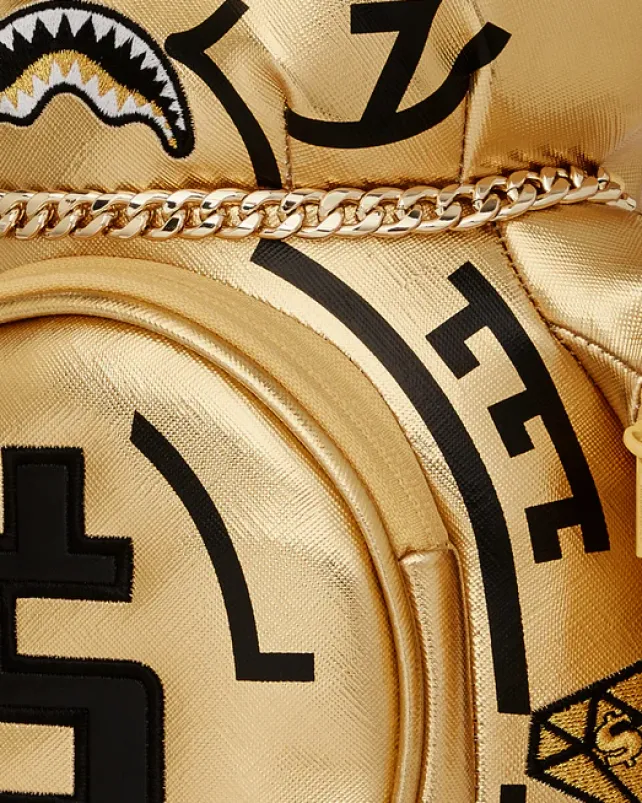 TEDDY BEAR BACKPACKS|BACKPACKS>SPRAYGROUND A.I.8 AFRICAN INTELLIGENCE PATH TO THE FUTURE II MEDIUM MONEYBEAR TEDDYBEAR BACKPACK