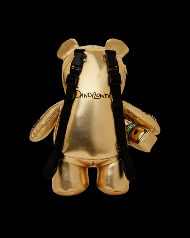 TEDDY BEAR BACKPACKS|BACKPACKS>SPRAYGROUND A.I.8 AFRICAN INTELLIGENCE PATH TO THE FUTURE II MEDIUM MONEYBEAR TEDDYBEAR BACKPACK