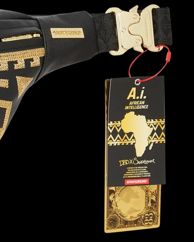 CROSSBODYS>SPRAYGROUND A.I.8 AFRICAN INTELLIGENCE PATH TO THE FUTURE II SAVVY CROSSBODY