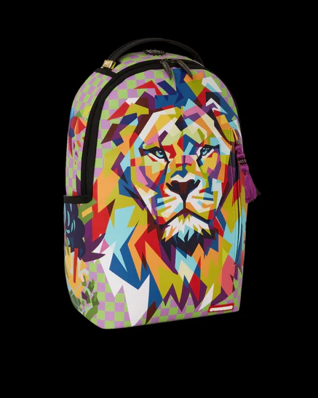 BACKPACKS>SPRAYGROUND A.I.8 AFRICAN INTELLIGENCE THE LEADER WITHIN BACKPACK (DLXV)