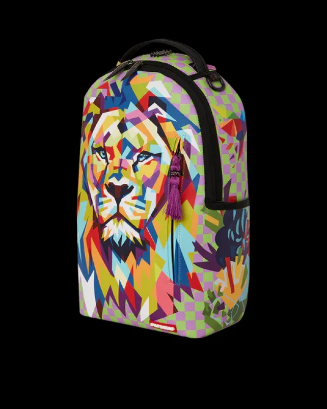 BACKPACKS>SPRAYGROUND A.I.8 AFRICAN INTELLIGENCE THE LEADER WITHIN BACKPACK (DLXV)