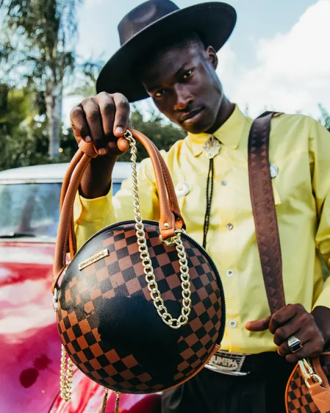HANDBAGS>SPRAYGROUND A.i.5 GLOBAL GLOBE BAG