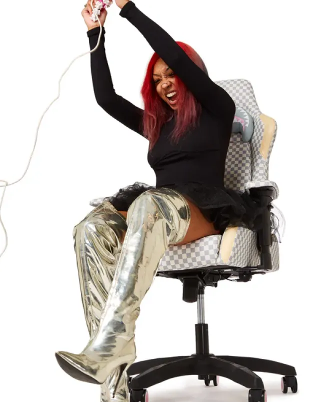 GAMING CHAIRS>SPRAYGROUND AIR TO THE THRONE JETSET GAMING CHAIR - SUPER RARE