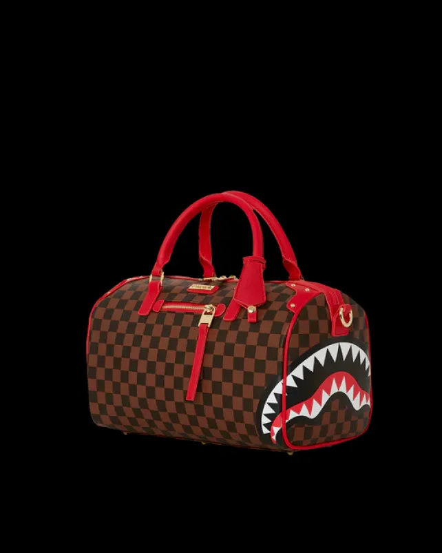 DUFFLES>SPRAYGROUND ALL OR NOTHING SHARKS IN PARIS MINI DUFFLE
