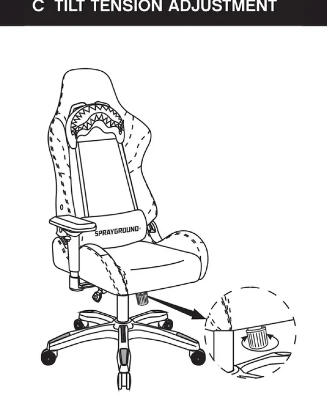 GAMING CHAIRS>SPRAYGROUND 3AM GAMING CHAIR - SUPER RARE
