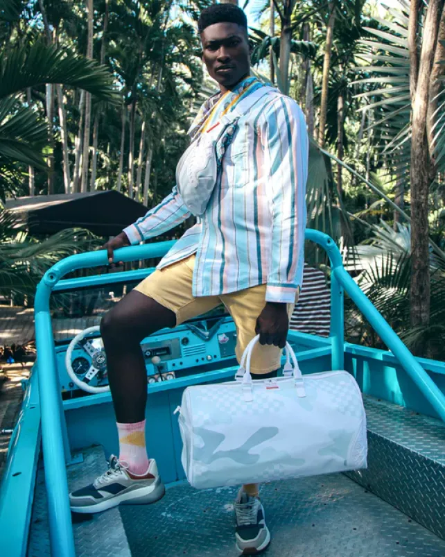 DUFFLES>SPRAYGROUND 3AM LE BLANC DUFFLE