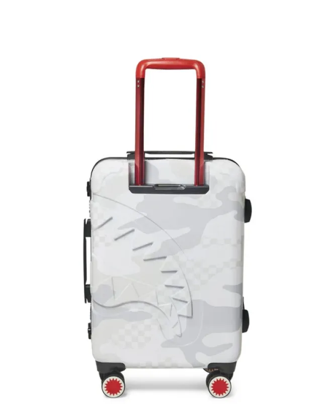 CARRY-ON LUGGAGE>SPRAYGROUND 3AM LE BLANC SHARKNAUTICS HARDSHELL CARRY-ON LUGGAGE