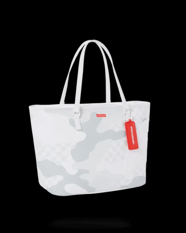 TOTES>SPRAYGROUND 3AM LE BLANC TOTE