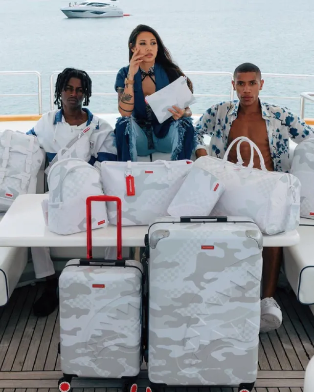 TOTES>SPRAYGROUND 3AM LE BLANC TOTE