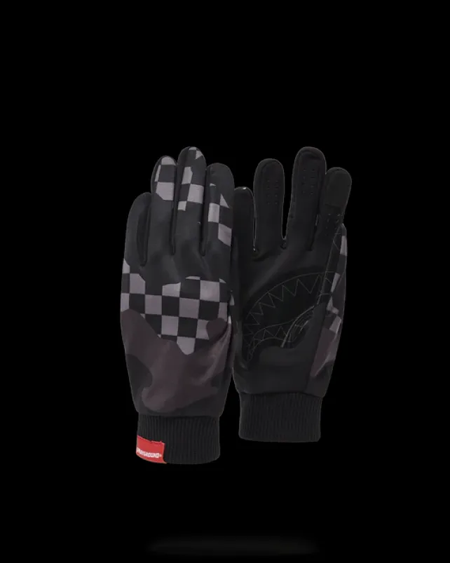 GLOVES|COLD WEATHER GEAR>SPRAYGROUND 3AM NEVER SLEEP GLOVES