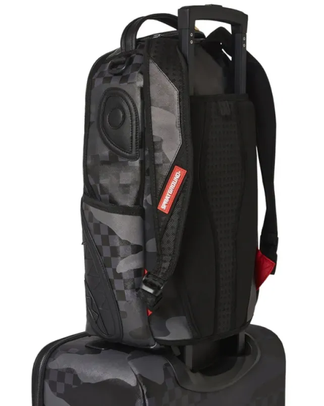CARRY-ON LUGGAGE>SPRAYGROUND 3AM NEVER SLEEP JETSETTER CARRY-ON LUGGAGE