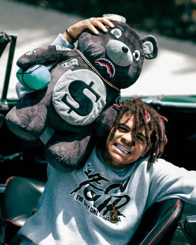 TEDDY BEAR BACKPACKS|BACKPACKS>SPRAYGROUND 3AM NEVER SLEEP MONEYBEAR TEDDYBEAR BACKPACK