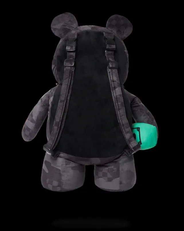 TEDDY BEAR BACKPACKS|BACKPACKS>SPRAYGROUND 3AM NEVER SLEEP MONEYBEAR TEDDYBEAR BACKPACK