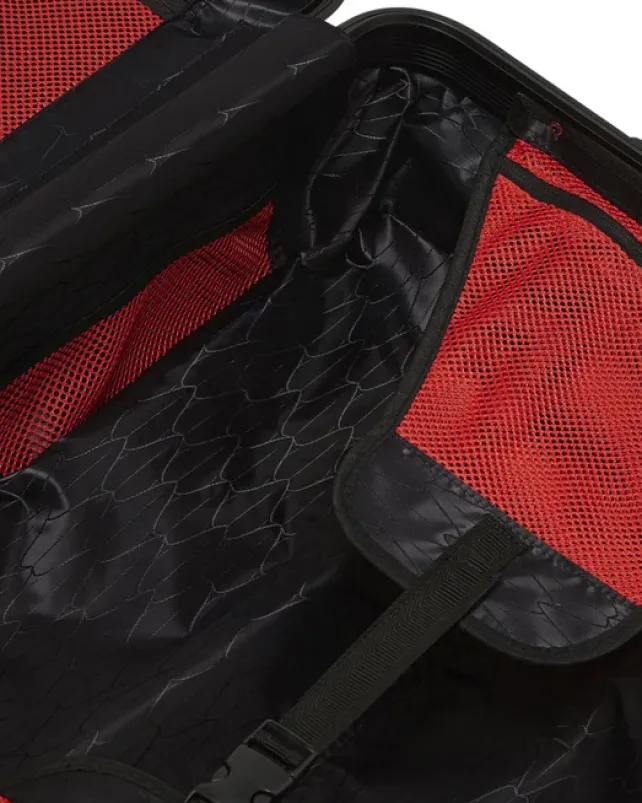 CARRY-ON LUGGAGE>SPRAYGROUND 3AM NEVER SLEEP SHARKITECTURE HARDSHELL CARRY-ON LUGGAGE