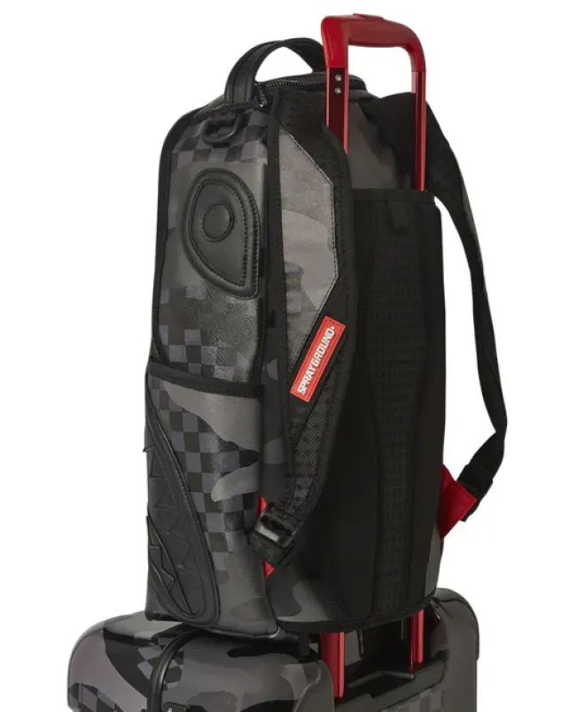 CARRY-ON LUGGAGE>SPRAYGROUND 3AM NEVER SLEEP SHARKITECTURE HARDSHELL CARRY-ON LUGGAGE
