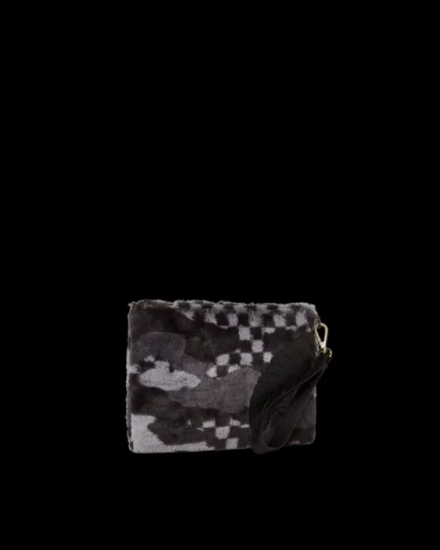 CROSSOVER CLUTCHES>SPRAYGROUND 3AM PLUSH ASPEN HIGHLANDS CROSSOVER CLUTCH
