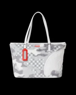 TOTES|HANDBAGS>SPRAYGROUND 3AM PLUSH SWISS ALPS TOTE