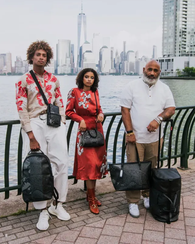 HANDBAGS>SPRAYGROUND 3AM THE TRILOGY HANDBAG