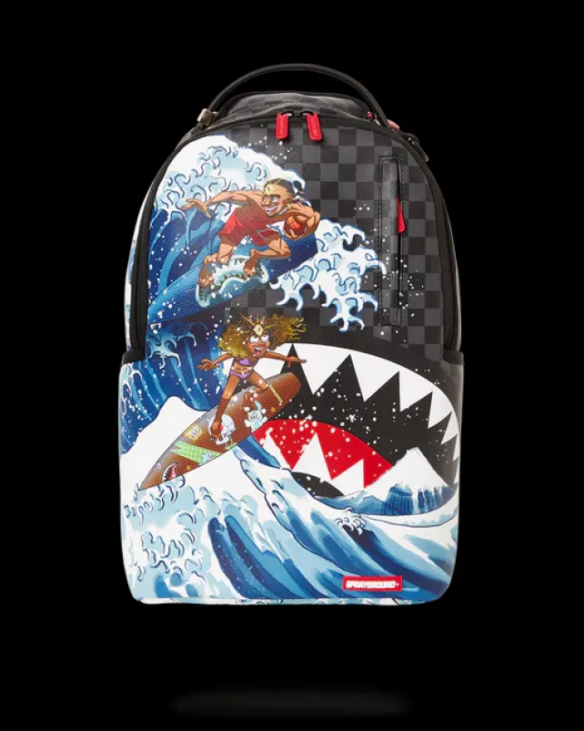 BACKPACKS>SPRAYGROUND AMARI BAILEY u0026 SISTER SURFRIDER COLLAB BACKPACK (DLXV)