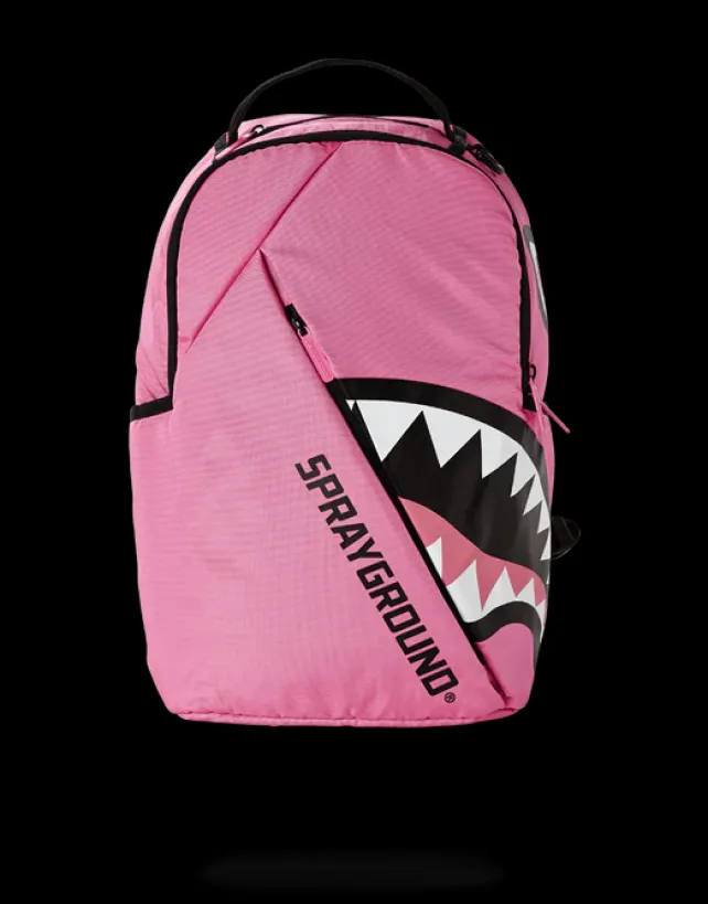 BACKPACKS>SPRAYGROUND ANGLED SHARK (PINK)