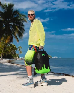 BACKPACKS>SPRAYGROUND ANTI-GRAVITY GREEN BACKPACK (DLXV)