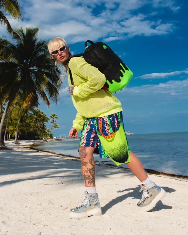 BACKPACKS>SPRAYGROUND ANTI-GRAVITY GREEN BACKPACK (DLXV)