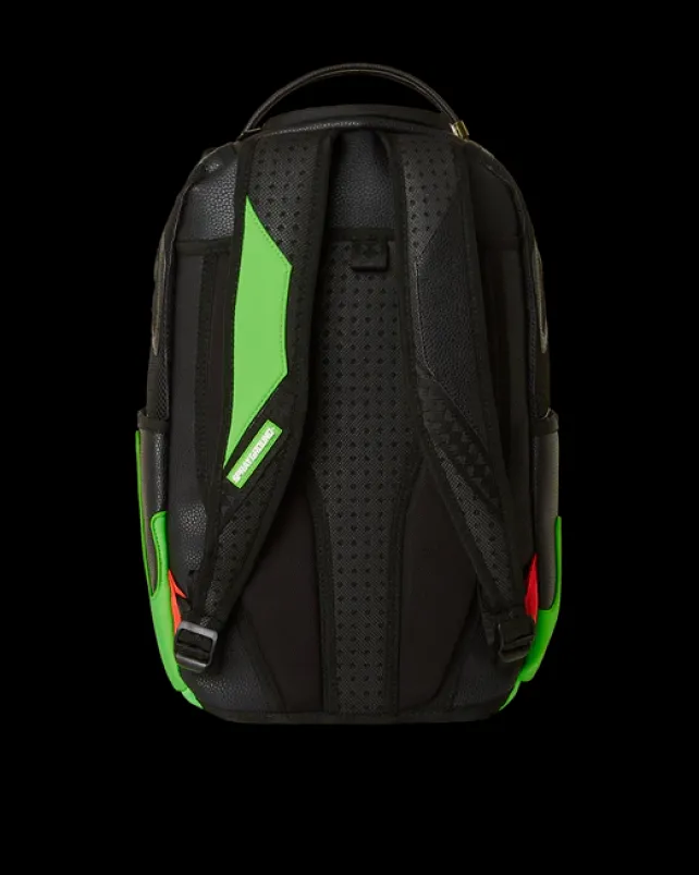 BACKPACKS>SPRAYGROUND ANTI-GRAVITY GREEN BACKPACK (DLXV)