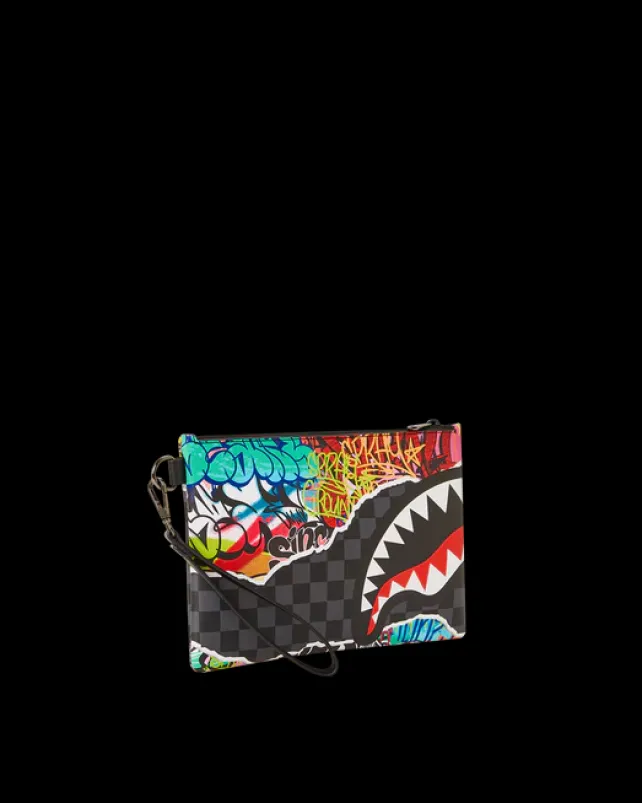 CROSSOVER CLUTCHES>SPRAYGROUND ARTISTIC PURSUIT CROSSOVER CLUTCH